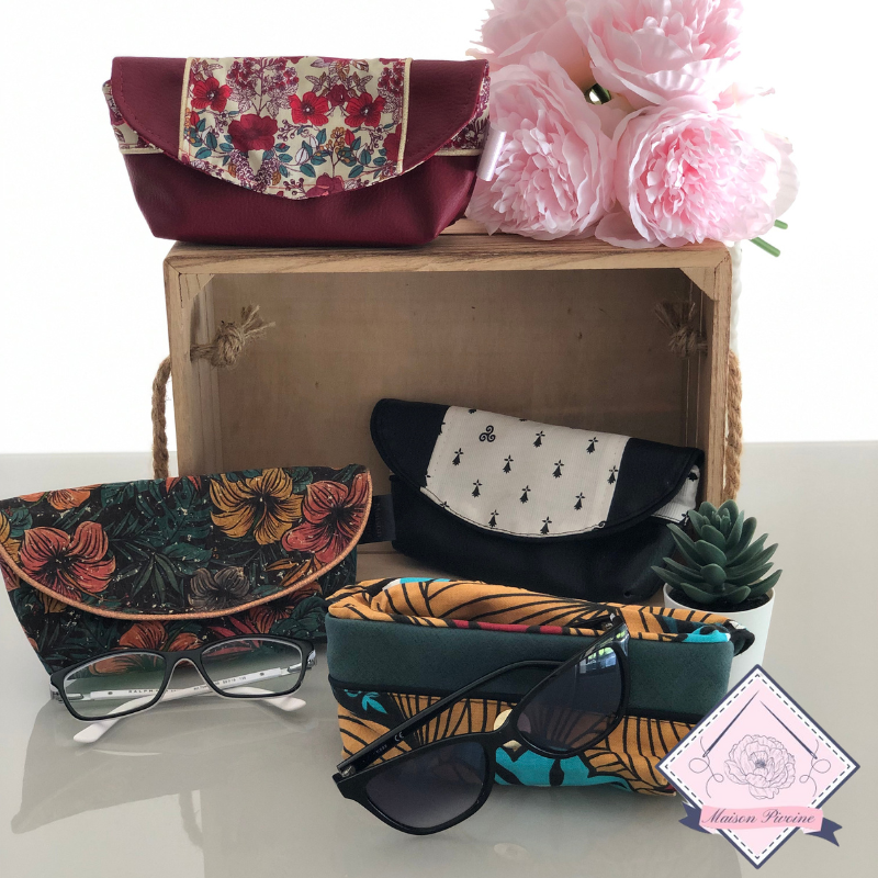 Étui à Lunettes De Luxe Pour Femmes - Fermeture Magnétique En Cœur, Doublure Douce, Boîte Cadeau Incluse