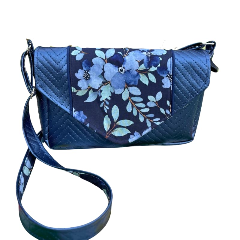 Sac bandoulière rectangle bleu