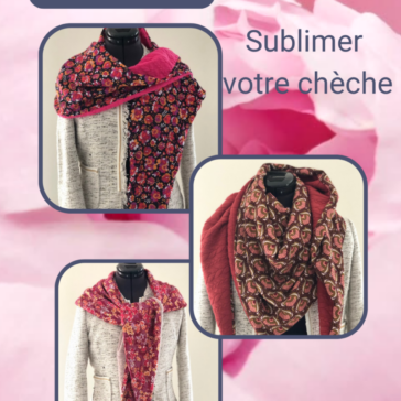 Sublimer son chèche avec 3 astuces maison pivoine