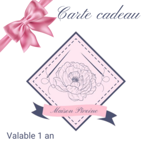 Bon cadeau Maison Pivoine