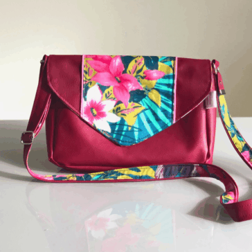 Fête des Mères cadeau fait main Le sac à main hibiscus élégant et raffiné