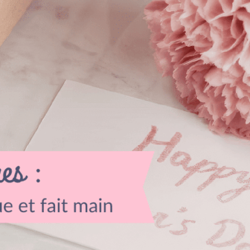 Fêtes des mères, offrir un cadeau artisanal