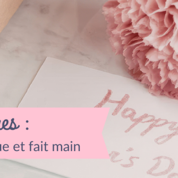 Fêtes des mères, offrir un cadeau artisanal