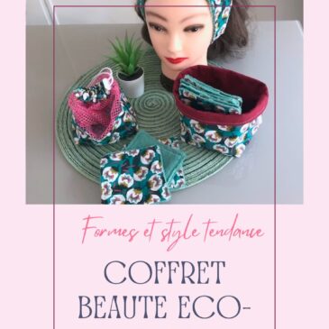 Coffret beauté femme chic et eco responsable fait à la main en france Maison Pivoine