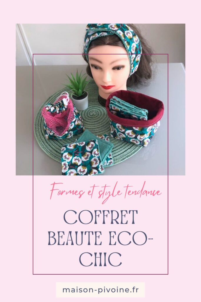 Coffret beauté femme chic et eco responsable fait à la main en france Maison Pivoine