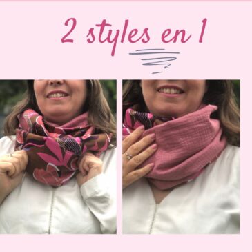 snood réversible