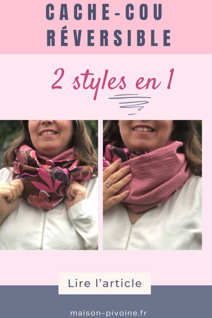 snood réversible