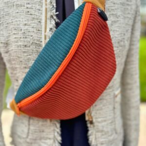 Sac banane velours