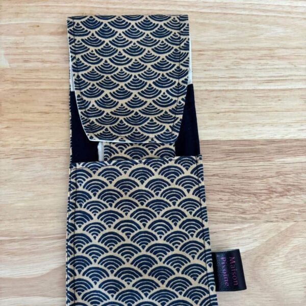 Pochette à brosse à dents et rasoir pour homme - Fait main en France par Maison Pivoine