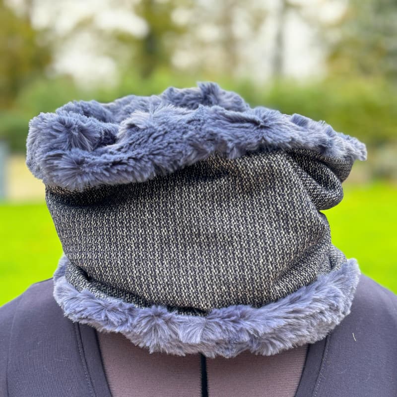 snood homme bleu