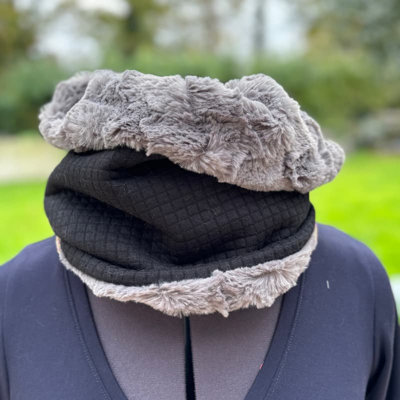 snood homme noir