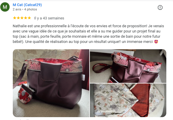 Avis client sur la carte cadeau maison pivoine