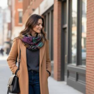 Tour de cou femme « Amaryllis »