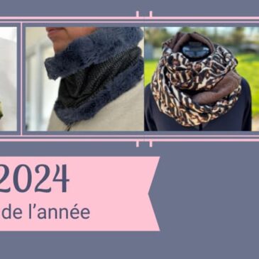 Best-sellers 2024 : les différentes créations 2024, vos préférés, écharpes, pochette à livres, snood homme, creatrice à quimperlé