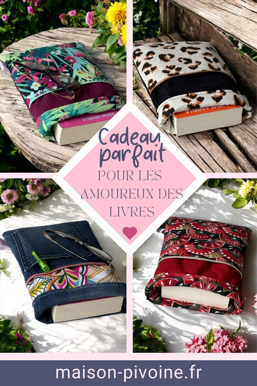 pochette à livre "pensée"