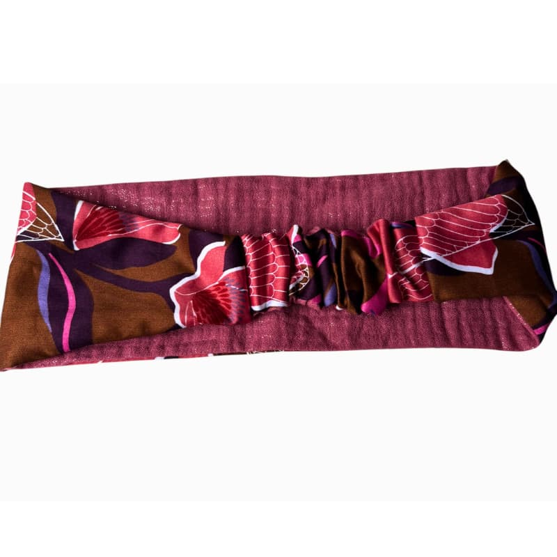 Bandeau cheveux femme confectionné à la main en France, à Quimperlé en Bretagne par Maison Pivoine