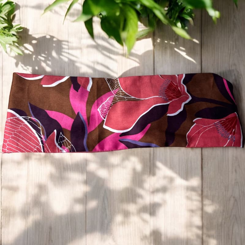Bandeau cheveux femme confectionné à la main en France, à Quimperlé en Bretagne par Maison Pivoine