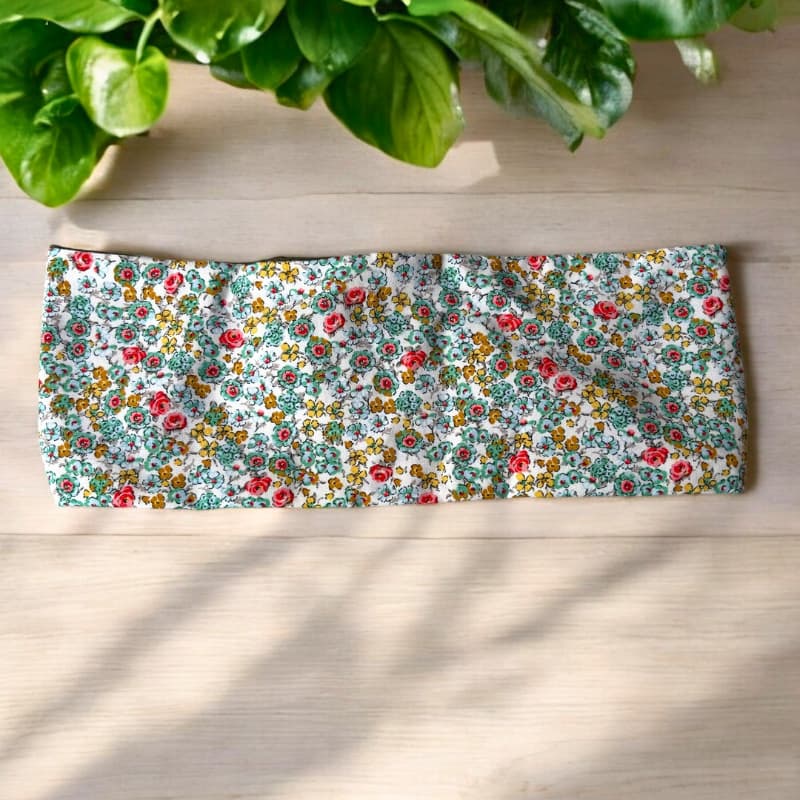Bandeau cheveux femme confectionné à la main en France, à Quimperlé en Bretagne par Maison Pivoine
