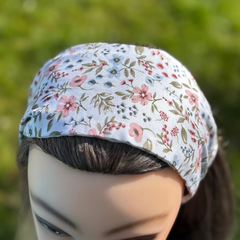 Bandeau cheveux femme confectionné à la main en France, à Quimperlé en Bretagne par Maison Pivoine