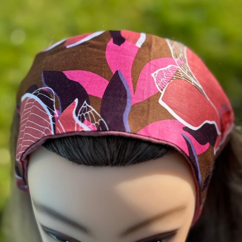 Bandeau cheveux femme confectionné à la main en France, à Quimperlé en Bretagne par Maison Pivoine