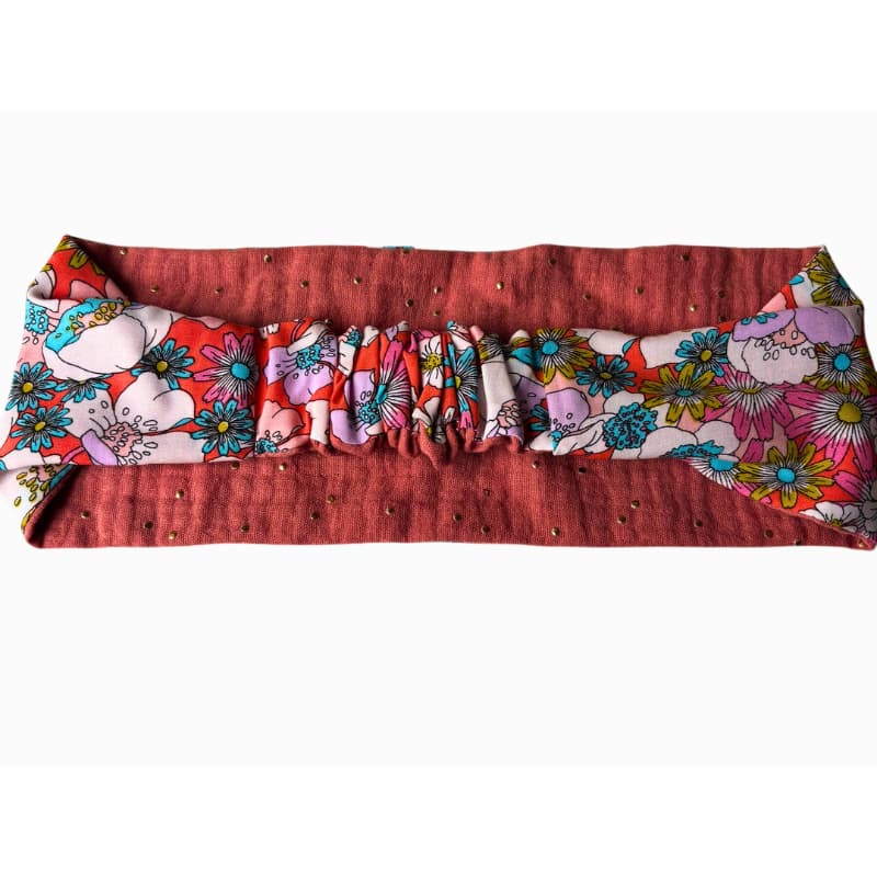 Bandeau cheveux femme confectionné à la main en France, à Quimperlé en Bretagne par Maison Pivoine