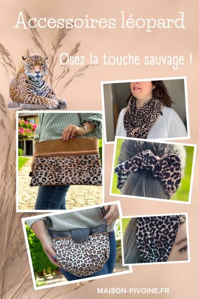 housse d'ordinateur, sac, bandeau, les accessoires léopard
