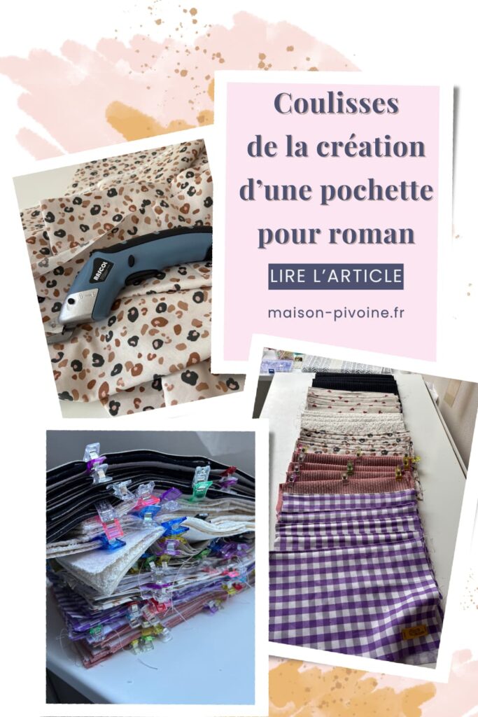 coulisse de la création d'une pochette pour roman