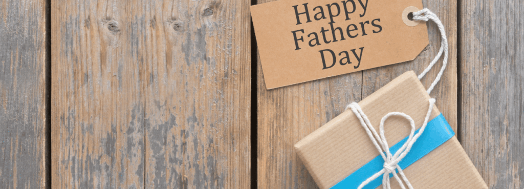cadeau avec une étiquettes fete des père