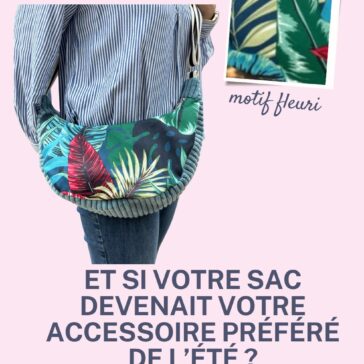 sac banane demi lune femme en velours bleue