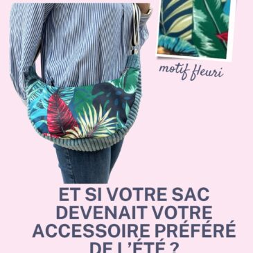 sac banane demi lune femme en velours bleue