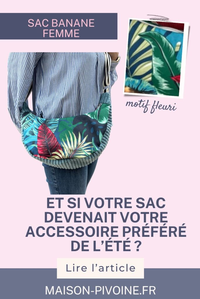 sac banane demi lune femme en velours bleue