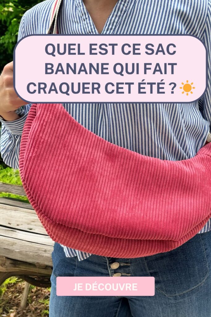Sac banane en velours