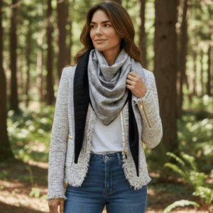 Echarpe style Burberry « Adenium »