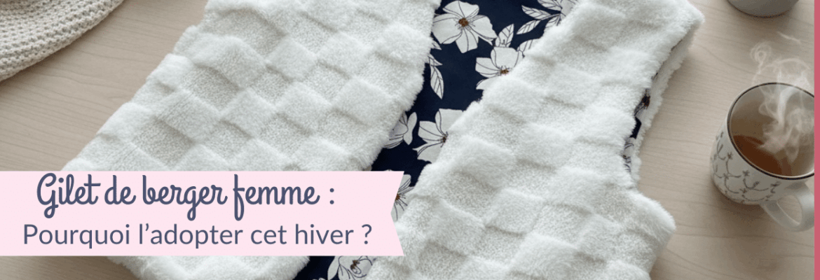 gilet sans manche avec fausse fourrure damier blanche