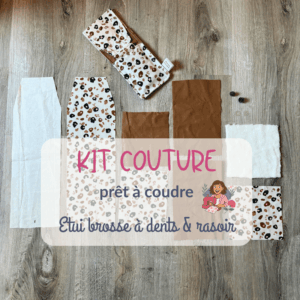 kit couture avec les différentes pièces deja découpée exclusivité maison pivoine en betagne
