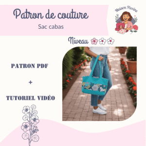 Patron sac cabas Capucine – Tuto vidéo
