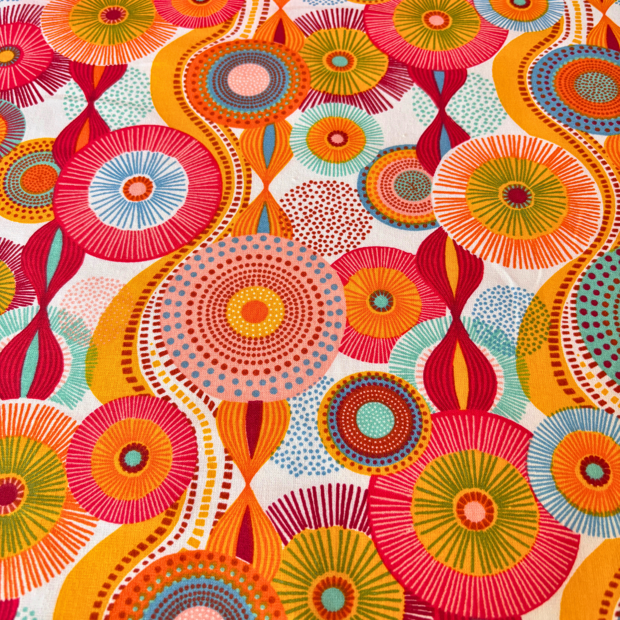 Rond orange-rouge
