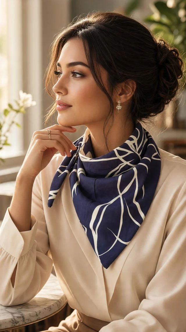 Ce chèche bandana pour femme se porte comme un foulard triangle : il apporte une touche de style aux tenues d’automne-hiver tout en gardant le cou bien au chaud. 
il est disponible en boutique 🌸 

Tu es prête à affronter l’automne-hiver ?